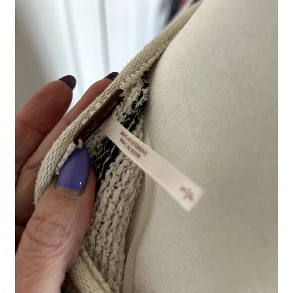 FREE PEOPLE Bardot Boat Neck Striped Sweater Woman's Size Small - Picture 4 of 4